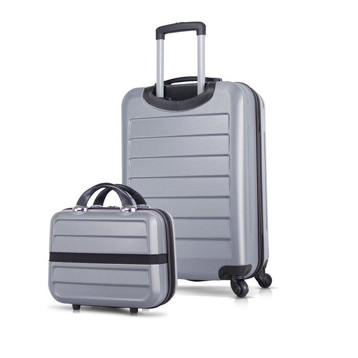 Zoozie Bags Juego de Maletas de 2 Piezas Gris
